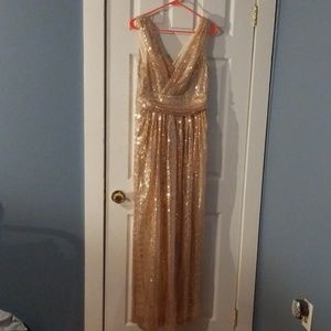 Kate Kasin rose gold dress
